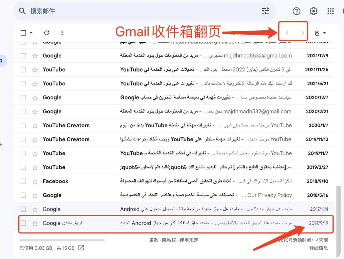 Gmail生产时间